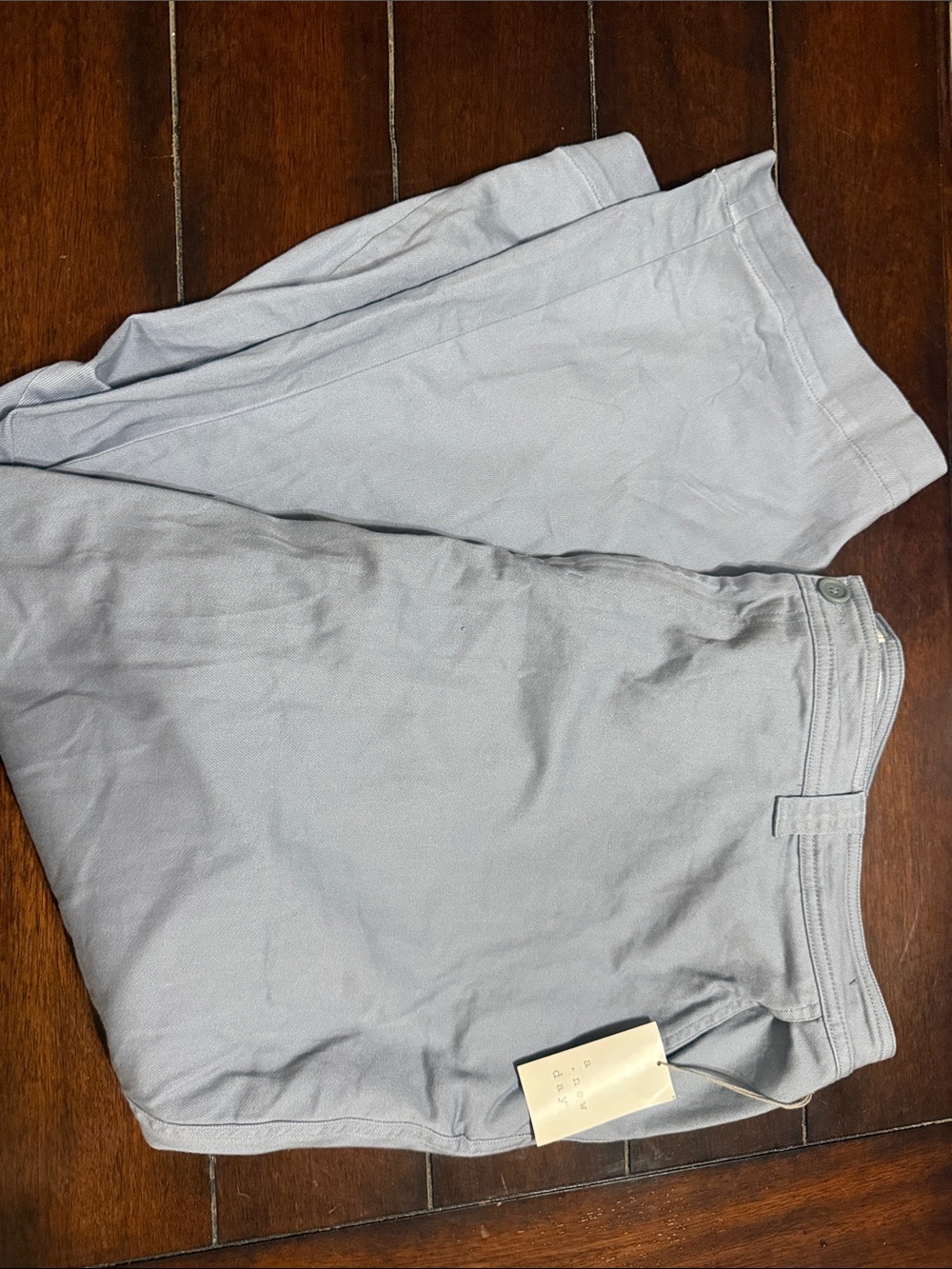 a new day Light Gray Cropped Pants